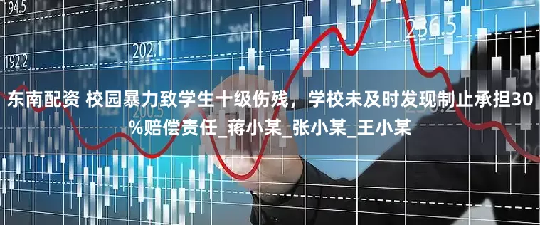 东南配资 校园暴力致学生十级伤残，学校未及时发现制止承担30%赔偿责任_蒋小某_张小某_王小某