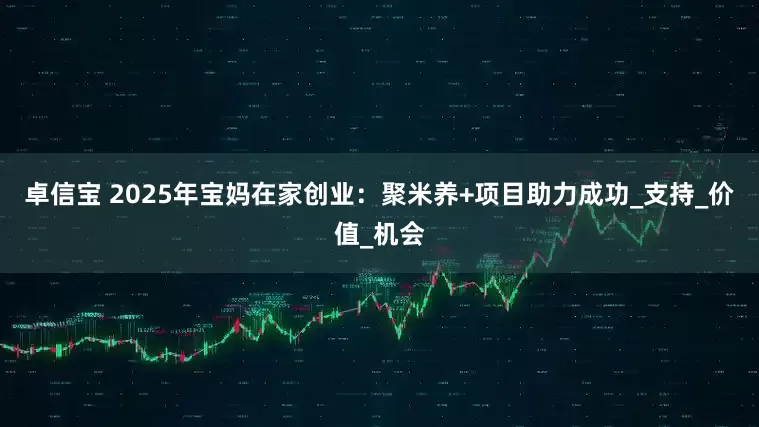 卓信宝 2025年宝妈在家创业：聚米养+项目助力成功_支持_价值_机会