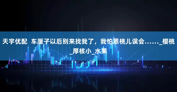 天宇优配  车厘子以后别来找我了，我怕恩桃儿误会……_樱桃_厚核小_水果