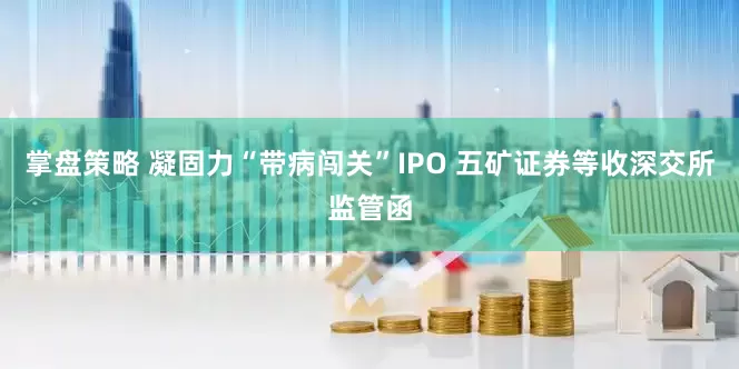 掌盘策略 凝固力“带病闯关”IPO 五矿证券等收深交所监管函